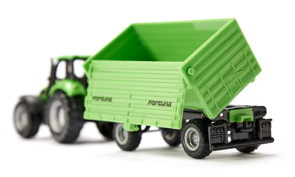 Siku DEUTZ-FAHR mit Fortuna 2-Achs Anhänger Store