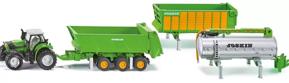 Siku DEUTZ-FAHR mit Joskin Anhängerset Sale