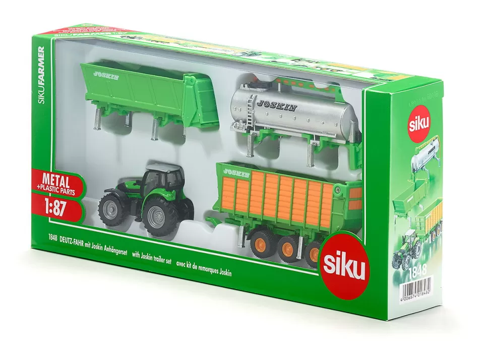Siku DEUTZ-FAHR mit Joskin Anhängerset Sale