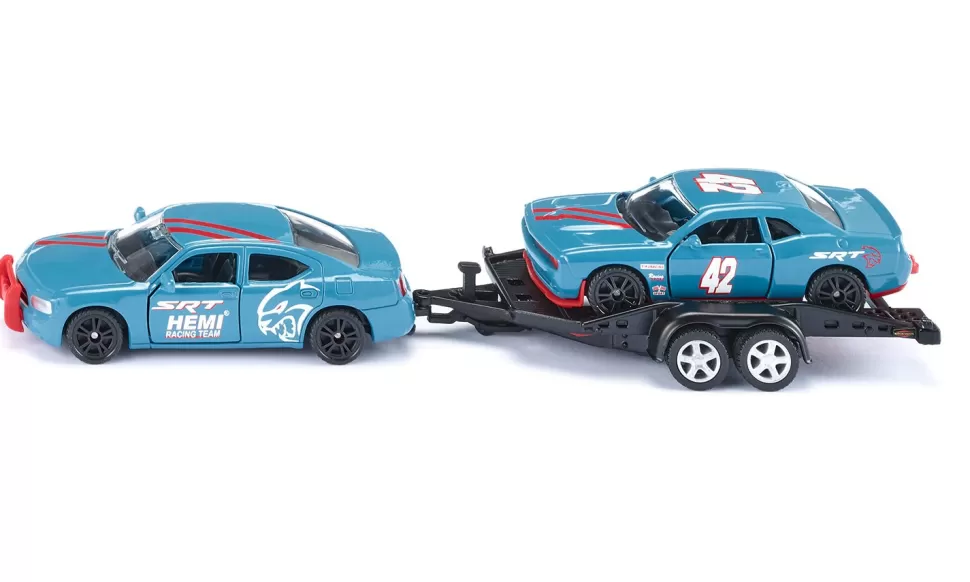 Siku Dodge Charger mit Dodge Challenger SRT Racing Fashion
