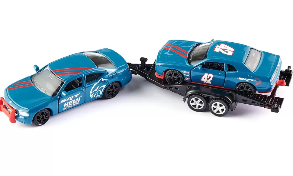Siku Dodge Charger mit Dodge Challenger SRT Racing Fashion