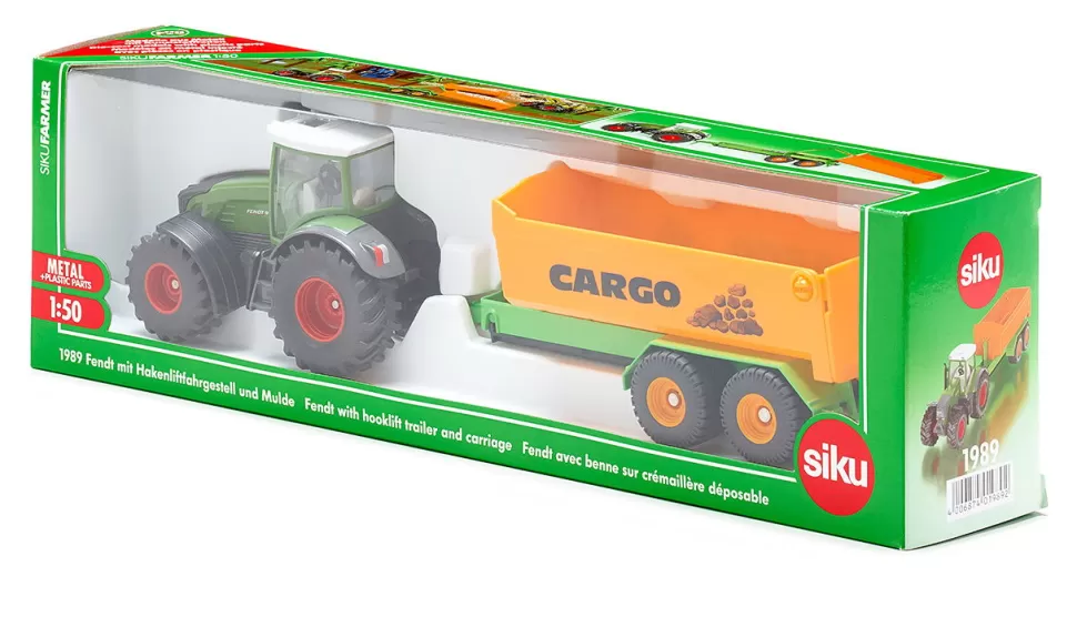 Siku Fendt mit Hakenliftfahrgestell und Mulde Shop