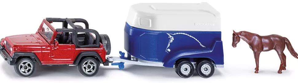 Siku Jeep mit Pferdeanhänger Flash Sale