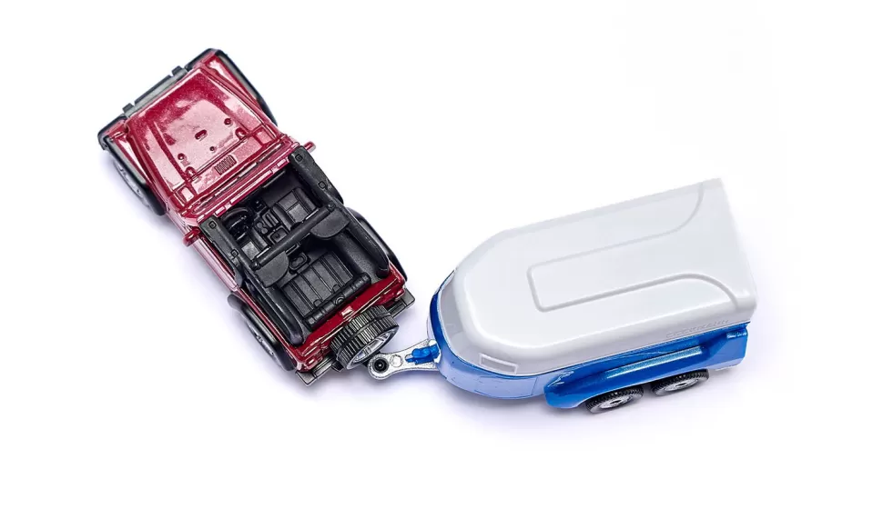 Siku Jeep mit Pferdeanhänger Flash Sale