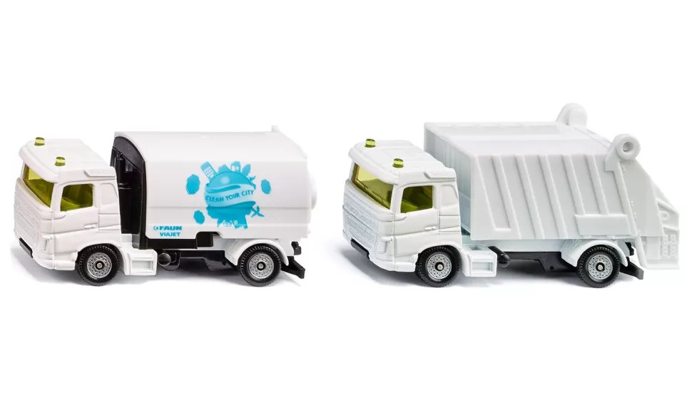 Siku Kommunal Set Kehrmaschine und Müllwagen Shop