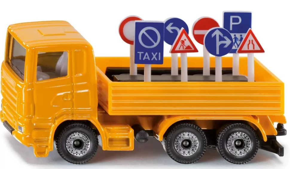 Siku LKW mit Verkehrszeichen Best