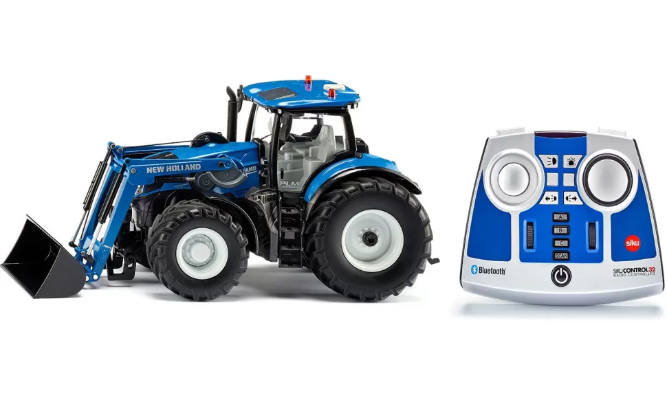 Siku New Holland T7.315 mit Frontlader, App-Steuerung und Bluetooth Fernsteuermodul Discount