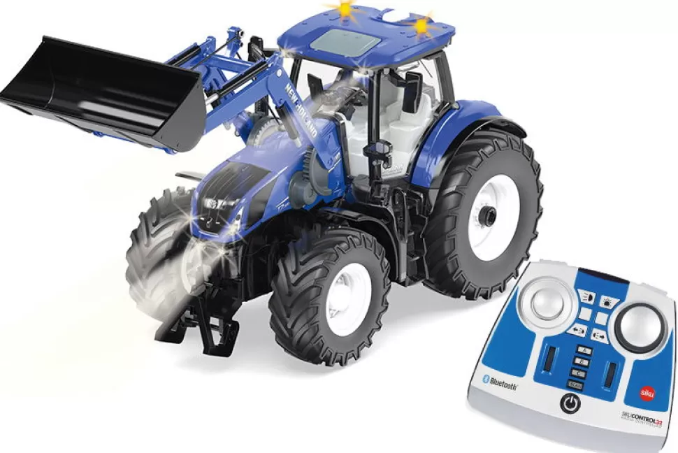 Siku New Holland T7.315 mit Frontlader, App-Steuerung und Bluetooth Fernsteuermodul Discount