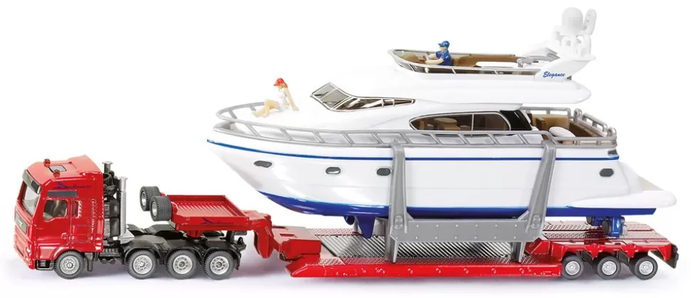 Siku Schwertransport mit Yacht Best