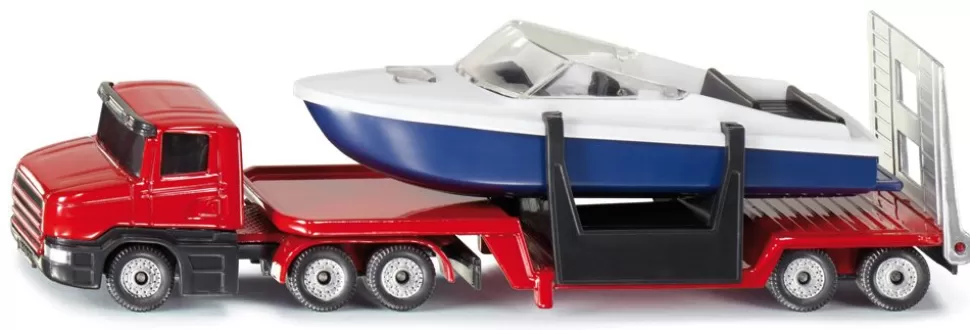 Siku Tieflader mit Boot Fashion