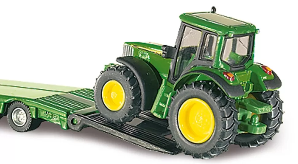 Siku Tieflader mit John Deere Traktoren Hot
