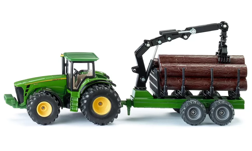 Siku Traktor mit Forstanhänger Flash Sale