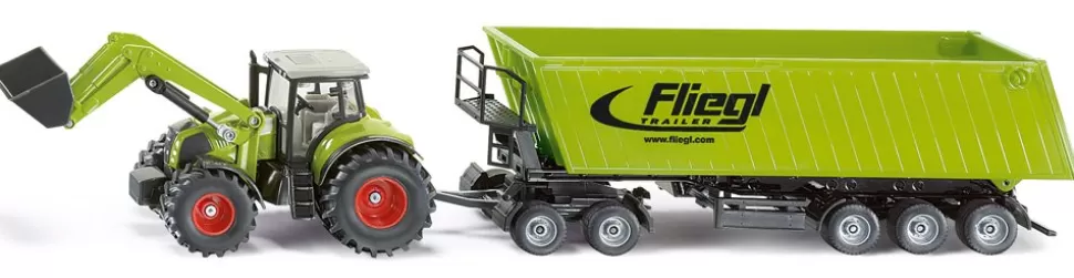 Siku Traktor mit Frontlader, Dolly und Muldenkipper Shop