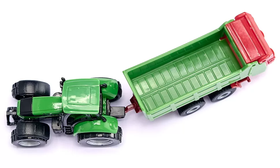Siku Traktor mit Universalstreuer Fashion