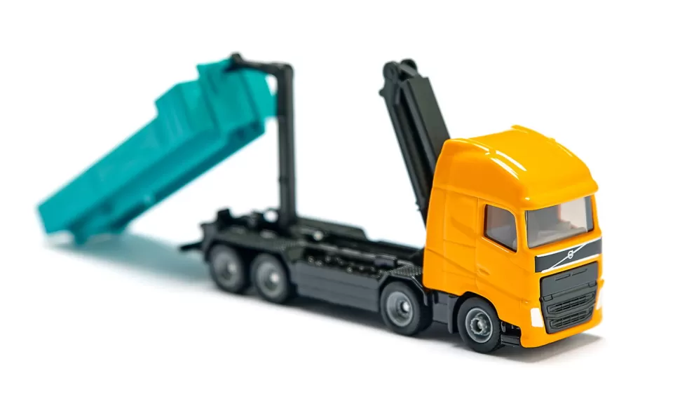 Siku Volvo Abrollkipper mit Kran New